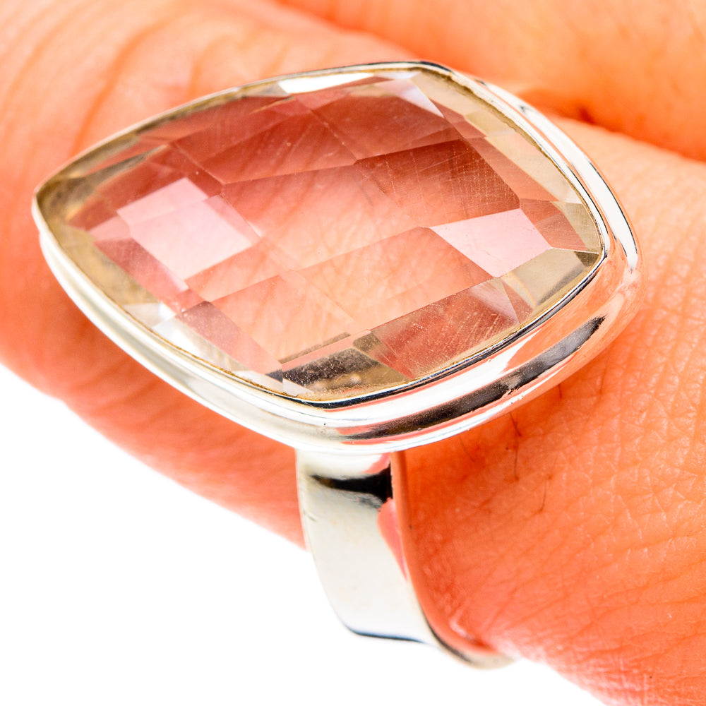 White Quartz Rings handcrafted by Ana Silver Co - RING76091
