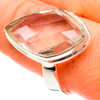 White Quartz Rings handcrafted by Ana Silver Co - RING76091