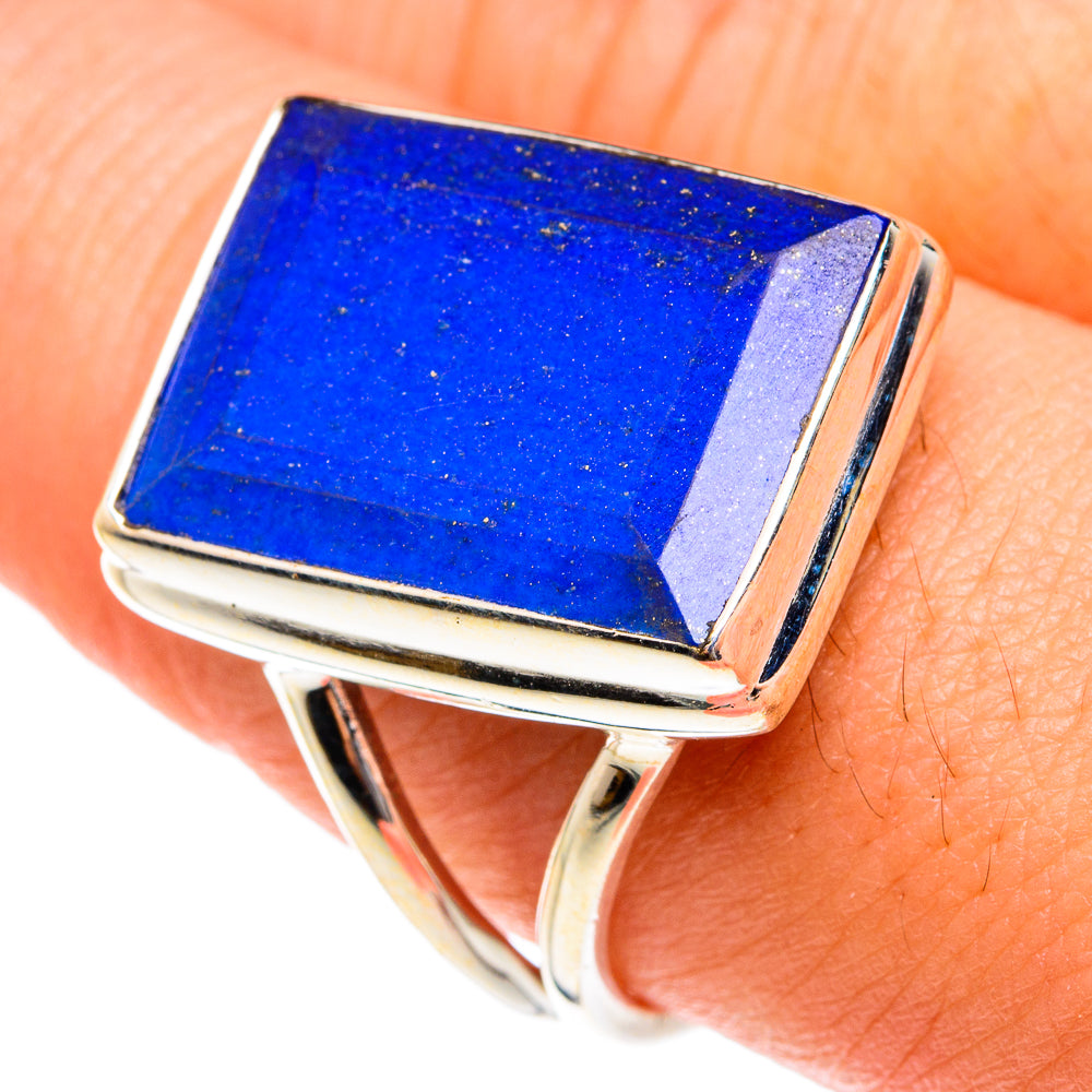 Lapis Lazuli Rings handcrafted by Ana Silver Co - RING76094