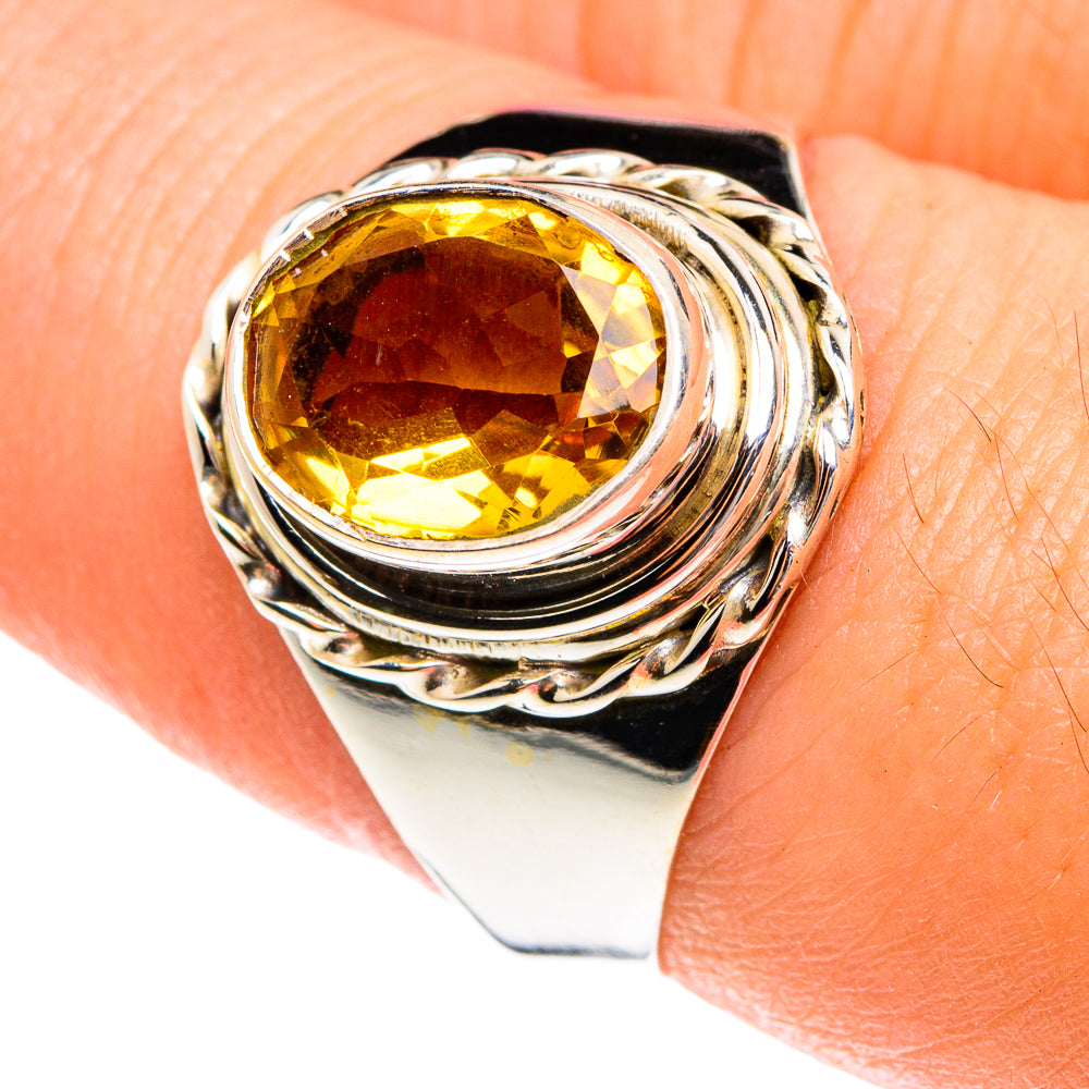 Citrine Rings handcrafted by Ana Silver Co - RING76099