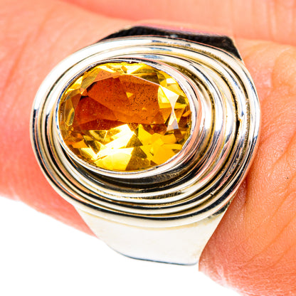Citrine Rings handcrafted by Ana Silver Co - RING76119