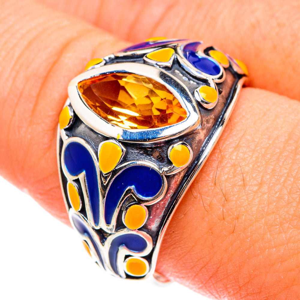 Citrine Rings handcrafted by Ana Silver Co - RING76132