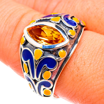 Citrine Rings handcrafted by Ana Silver Co - RING76132