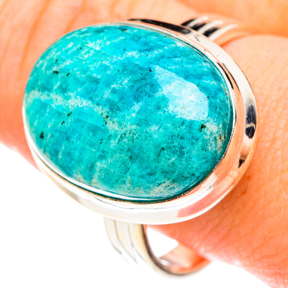 Amazonite Rings handcrafted by Ana Silver Co - RING76138