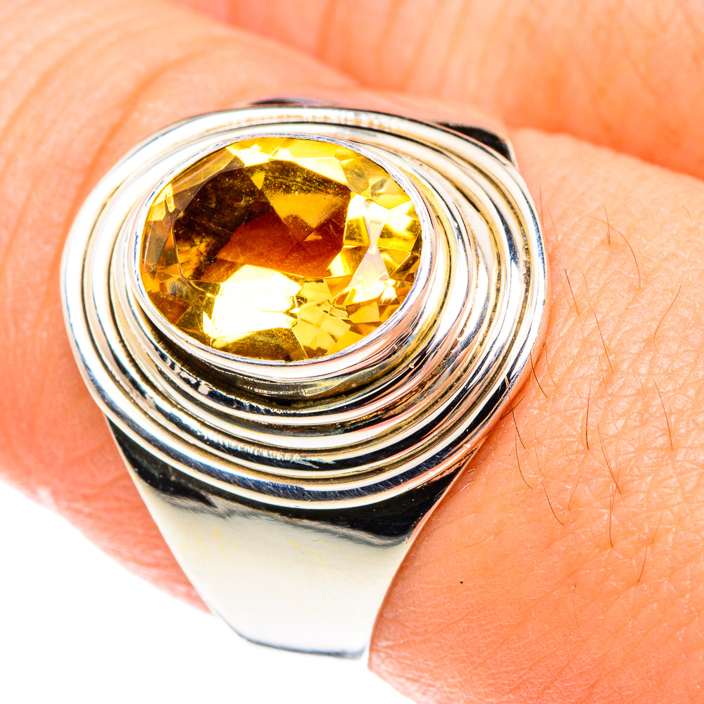 Citrine Rings handcrafted by Ana Silver Co - RING76140