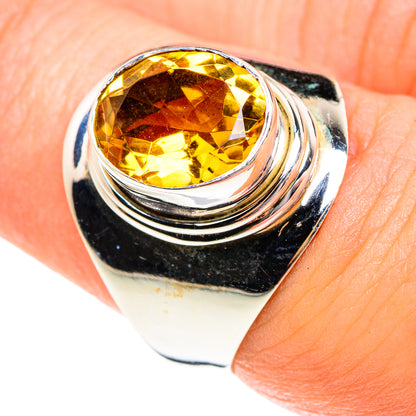 Citrine Rings handcrafted by Ana Silver Co - RING76142