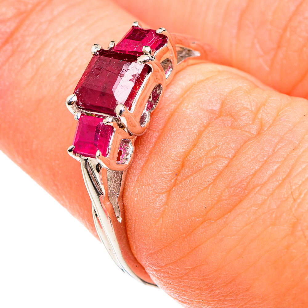 Ruby Rings handcrafted by Ana Silver Co - RING76144
