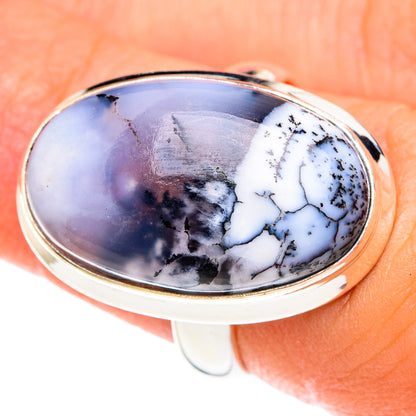 Dendritic Opal Rings handcrafted by Ana Silver Co - RING76157