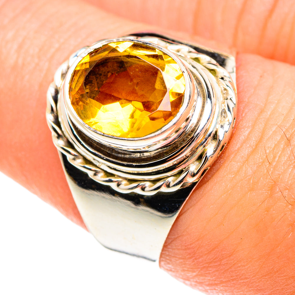 Citrine Rings handcrafted by Ana Silver Co - RING76169
