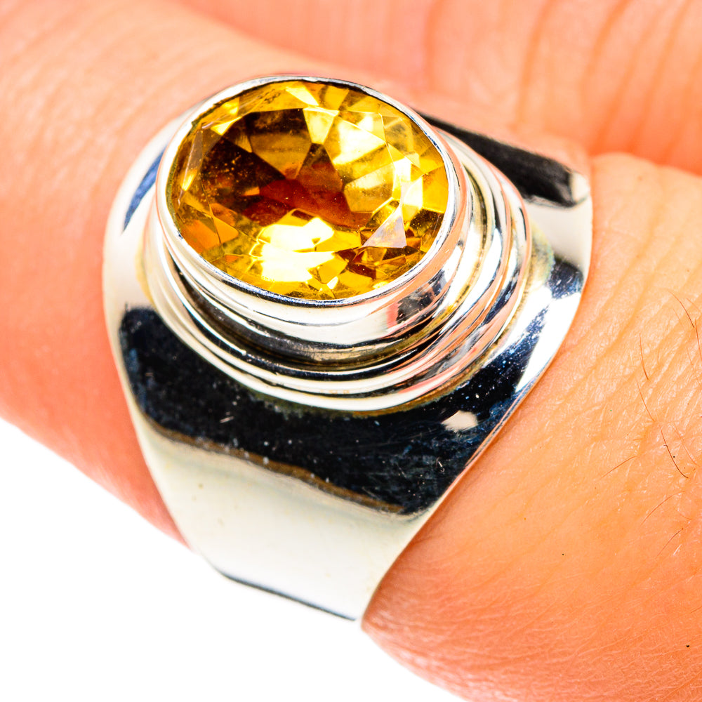 Citrine Rings handcrafted by Ana Silver Co - RING76170
