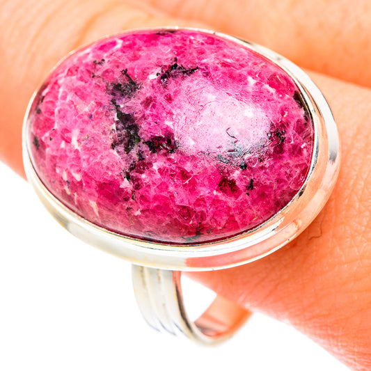 Rhodonite Rings handcrafted by Ana Silver Co - RING76176