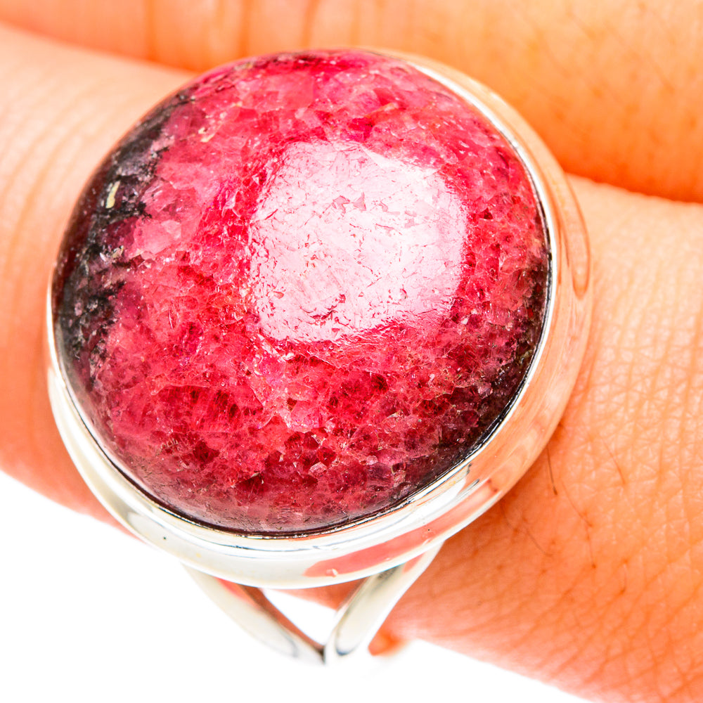 Rhodonite Rings handcrafted by Ana Silver Co - RING76178