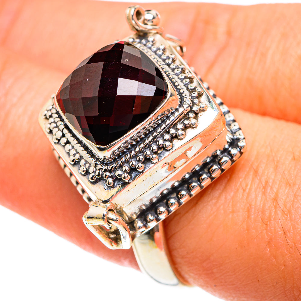 Garnet Rings handcrafted by Ana Silver Co - RING76180