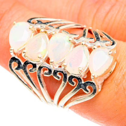 Ethiopian Opal Rings handcrafted by Ana Silver Co - RING76191
