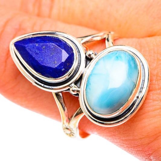 Larimar Rings handcrafted by Ana Silver Co - RING76199