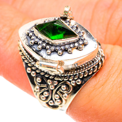Chrome Diopside Rings handcrafted by Ana Silver Co - RING76200