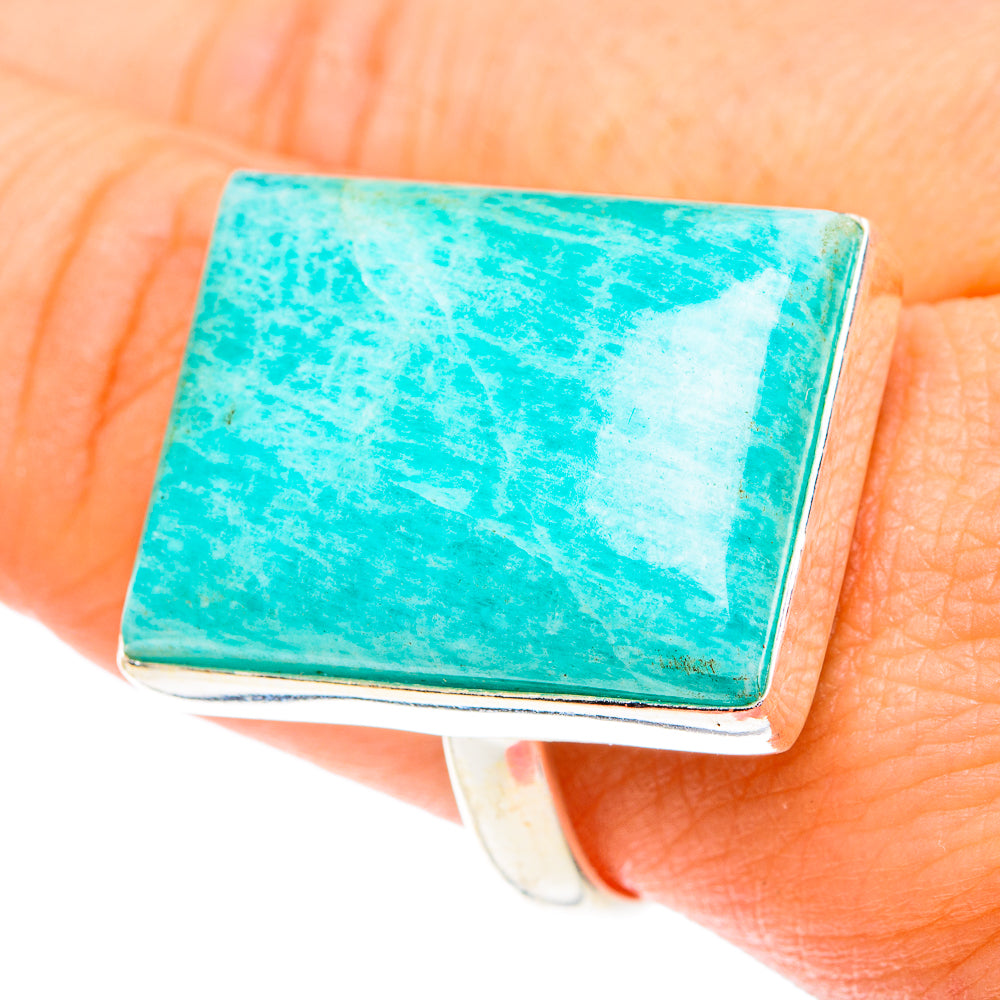 Amazonite Rings handcrafted by Ana Silver Co - RING76203