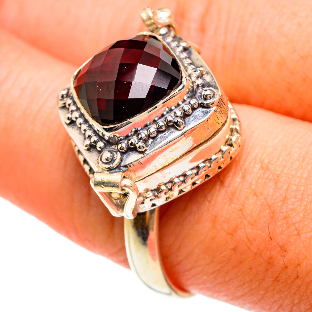 Garnet Rings handcrafted by Ana Silver Co - RING76214