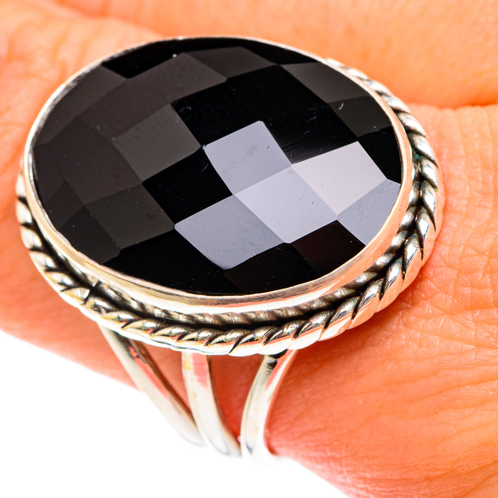 Black Onyx Rings handcrafted by Ana Silver Co - RING76217