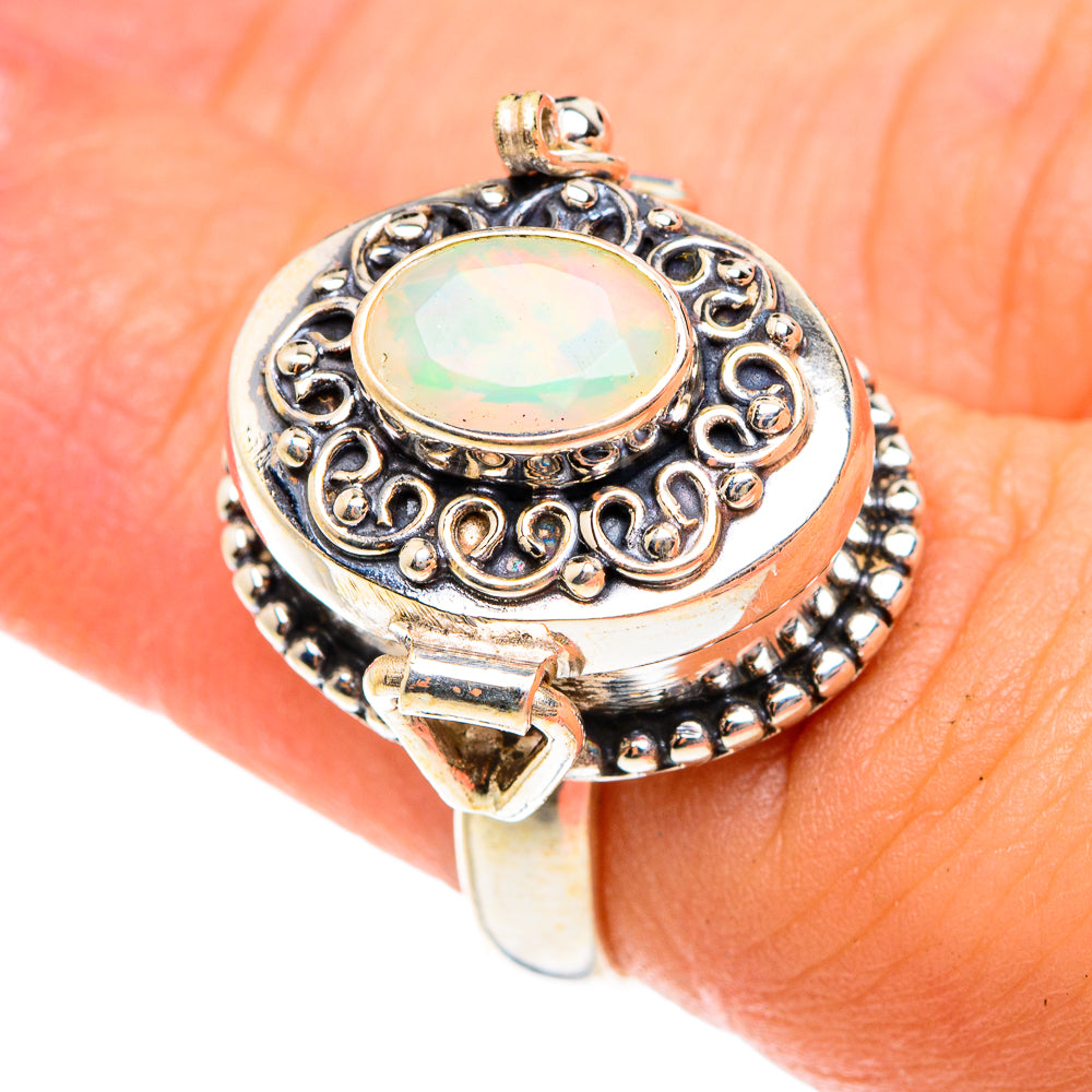 Ethiopian Opal Rings handcrafted by Ana Silver Co - RING76221