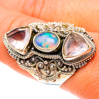 Ethiopian Opal Rings handcrafted by Ana Silver Co - RING76222