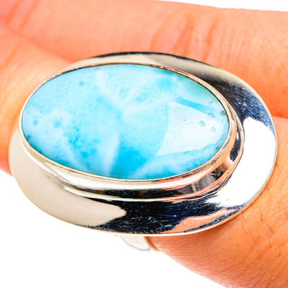 Larimar Rings handcrafted by Ana Silver Co - RING76227