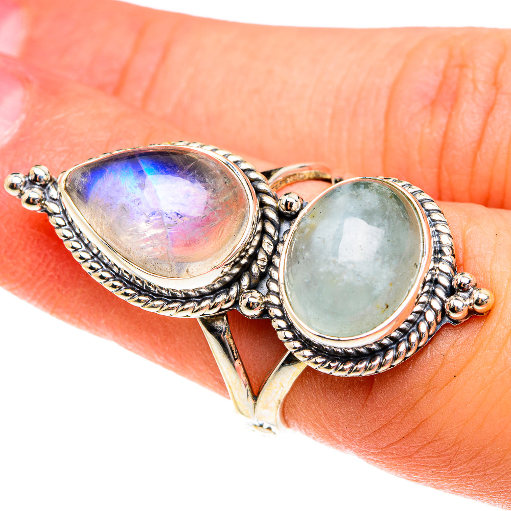 Aquamarine Rings handcrafted by Ana Silver Co - RING76228