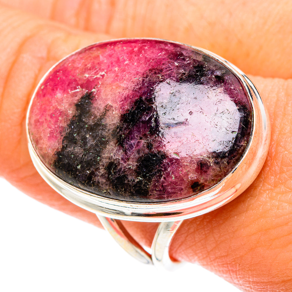 Rhodonite Rings handcrafted by Ana Silver Co - RING76234