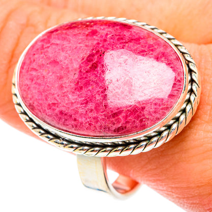 Rhodonite Rings handcrafted by Ana Silver Co - RING76235