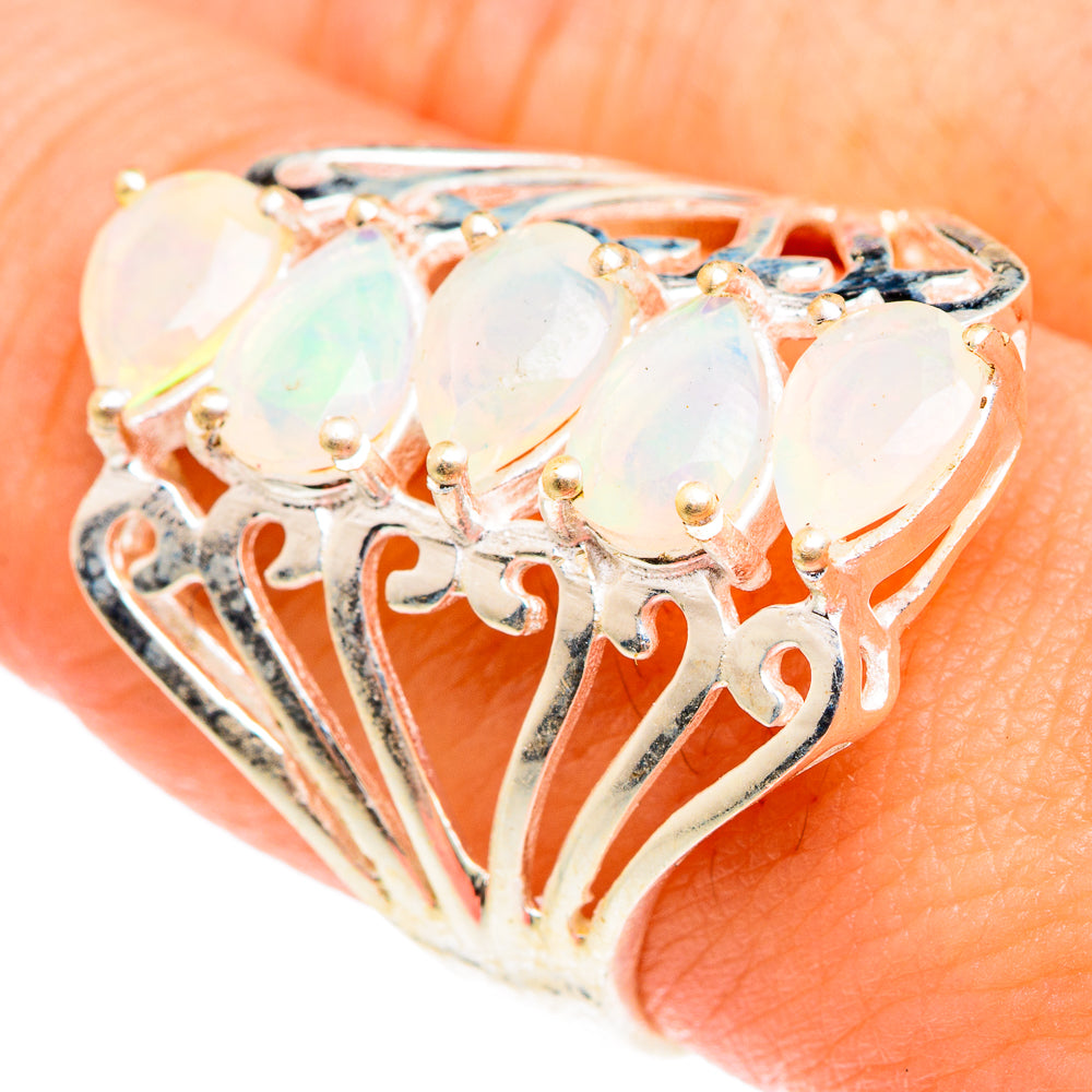 Ethiopian Opal Rings handcrafted by Ana Silver Co - RING76243