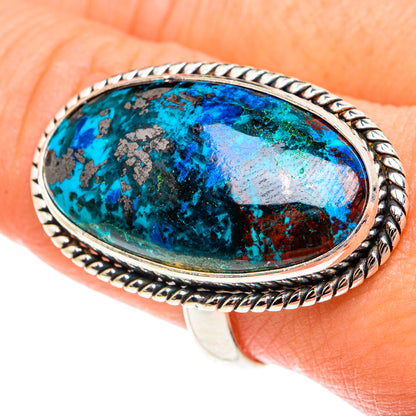 Shattuckite Rings handcrafted by Ana Silver Co - RING76245