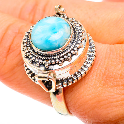 Larimar Rings handcrafted by Ana Silver Co - RING76248
