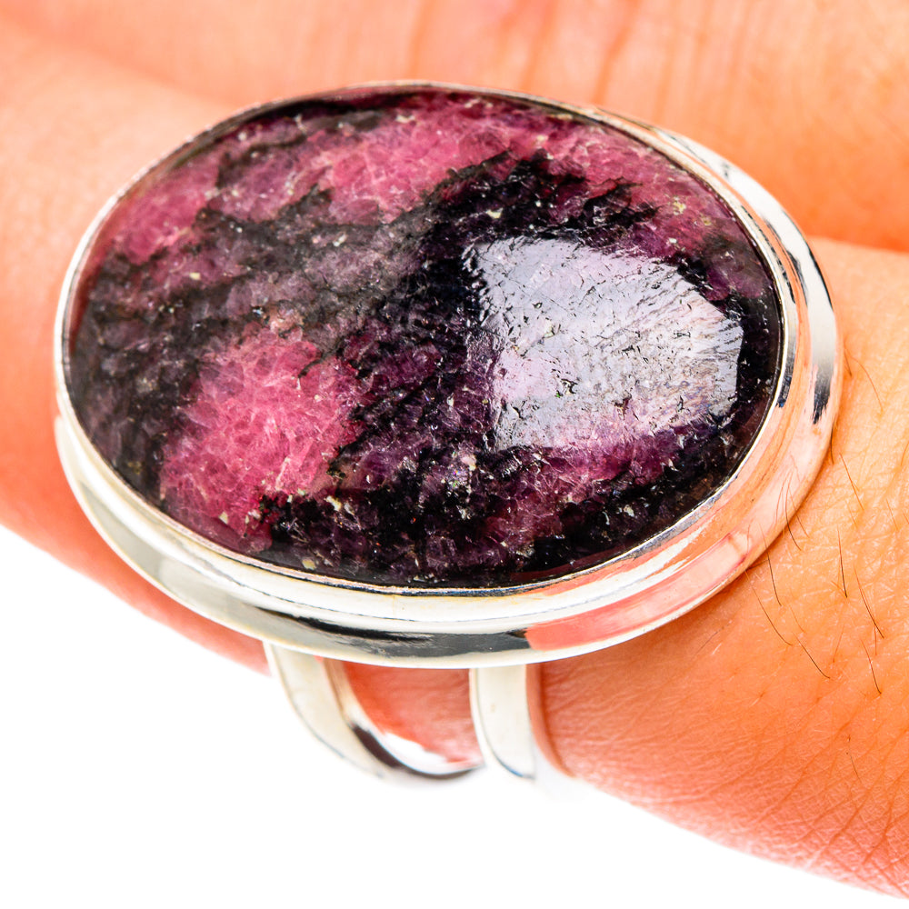 Rhodonite Rings handcrafted by Ana Silver Co - RING76253