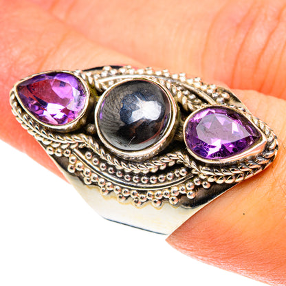 Hematite Rings handcrafted by Ana Silver Co - RING76254