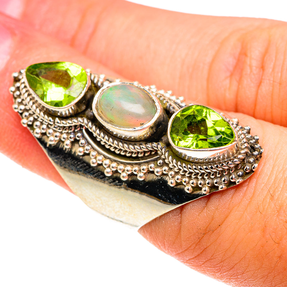 Ethiopian Opal Rings handcrafted by Ana Silver Co - RING76260