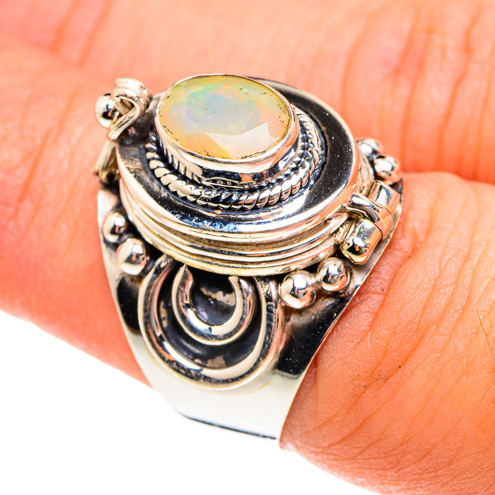 Ethiopian Opal Rings handcrafted by Ana Silver Co - RING76262