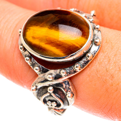 Tiger Eye Rings handcrafted by Ana Silver Co - RING76275