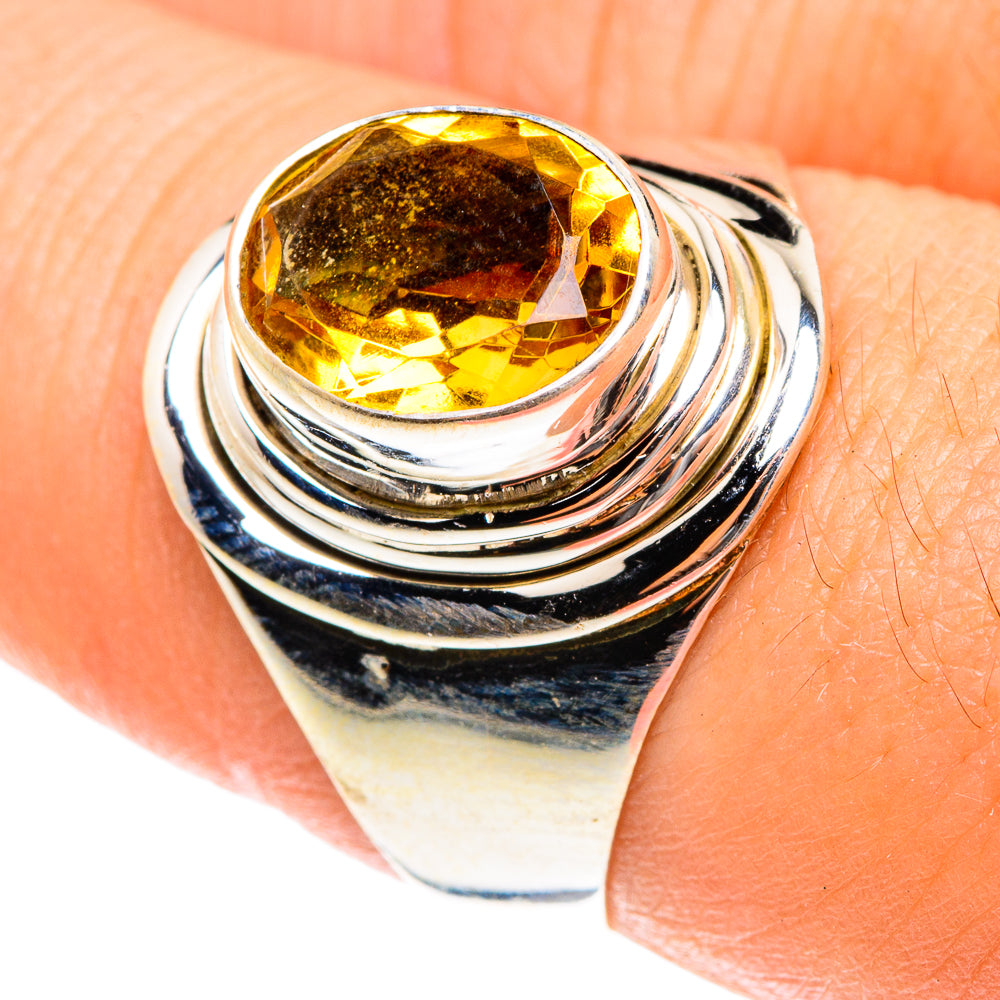 Citrine Rings handcrafted by Ana Silver Co - RING76277