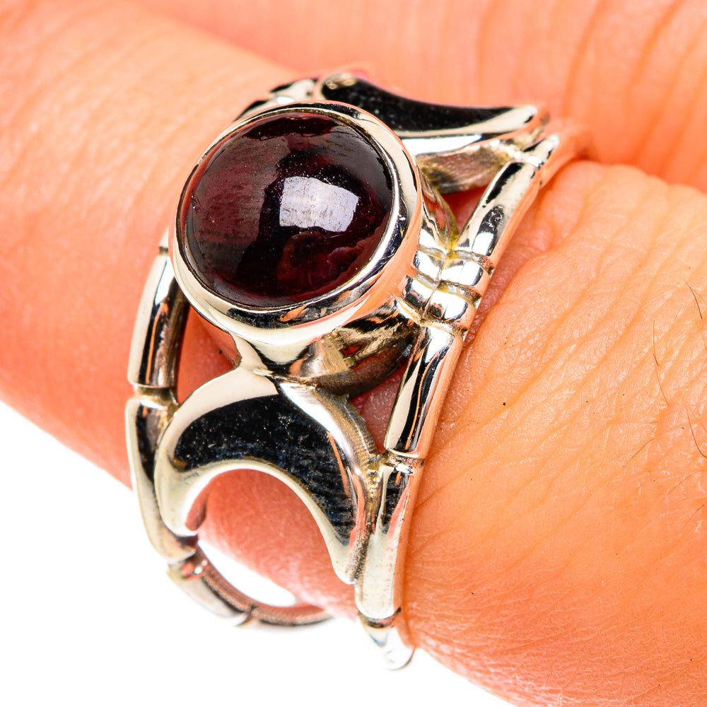 Garnet Rings handcrafted by Ana Silver Co - RING76281