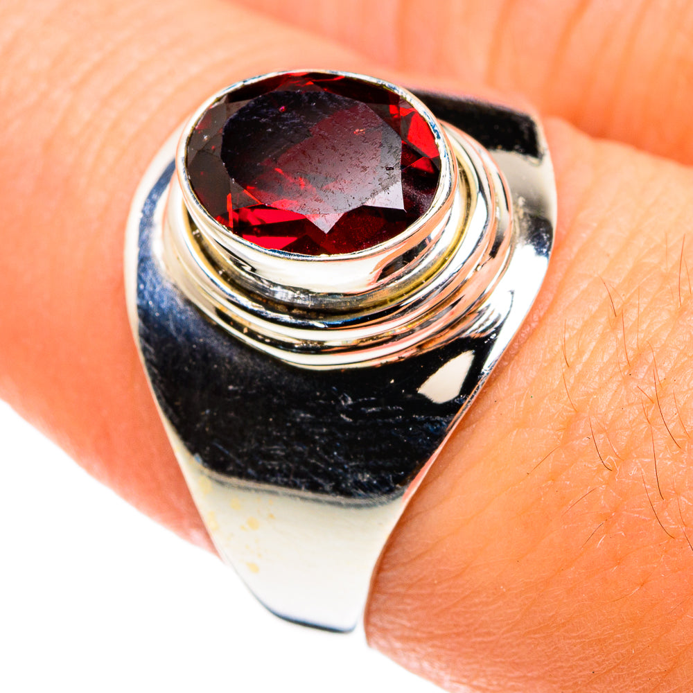 Garnet Rings handcrafted by Ana Silver Co - RING76282