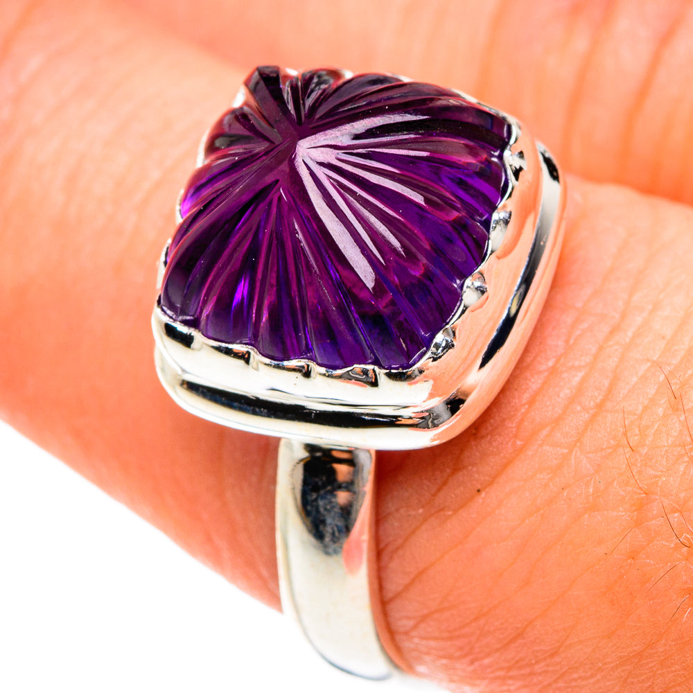 Amethyst Rings handcrafted by Ana Silver Co - RING76283