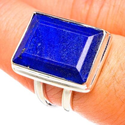 Lapis Lazuli Rings handcrafted by Ana Silver Co - RING76296