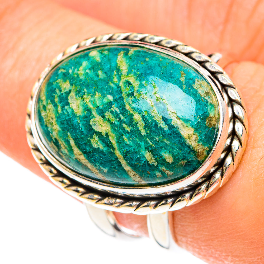 Amazonite Rings handcrafted by Ana Silver Co - RING76302
