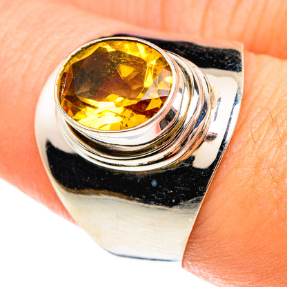 Citrine Rings handcrafted by Ana Silver Co - RING76304