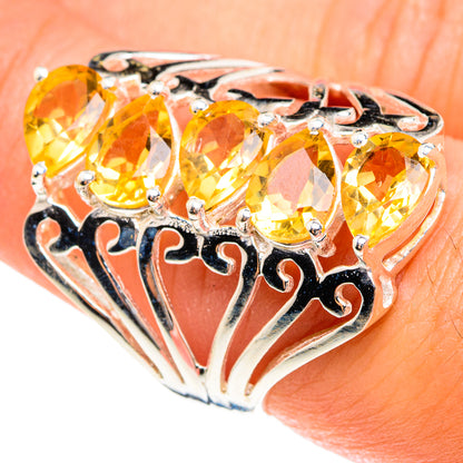 Citrine Rings handcrafted by Ana Silver Co - RING76305