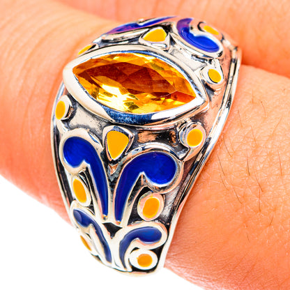 Citrine Rings handcrafted by Ana Silver Co - RING76319