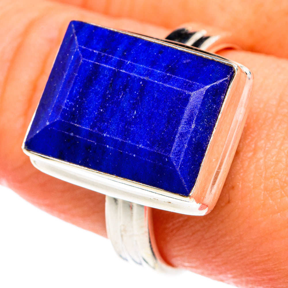 Lapis Lazuli Rings handcrafted by Ana Silver Co - RING76325