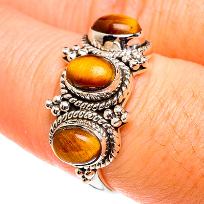 Tiger Eye Rings handcrafted by Ana Silver Co - RING76334