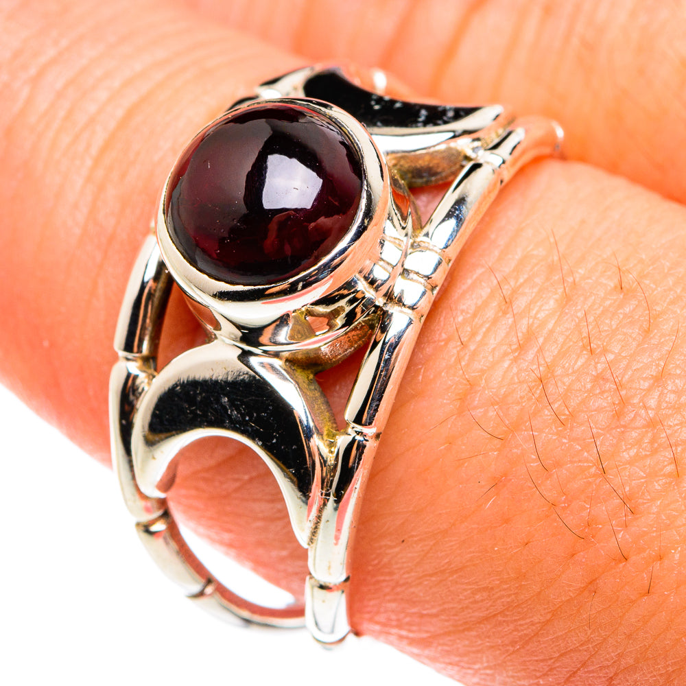 Garnet Rings handcrafted by Ana Silver Co - RING76341