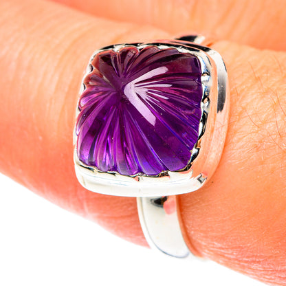 Amethyst Rings handcrafted by Ana Silver Co - RING76344